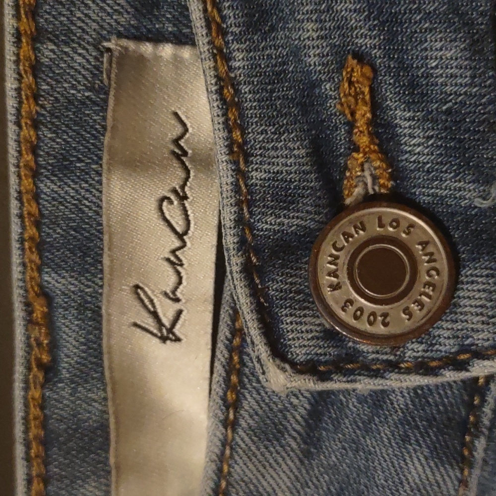 Kancan Mid-Rise Skinny Jeans Maybe High rise button closure 27 juniors size 7 - Picture 6 of 9